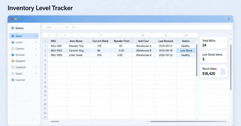 Inventory Level Tracker