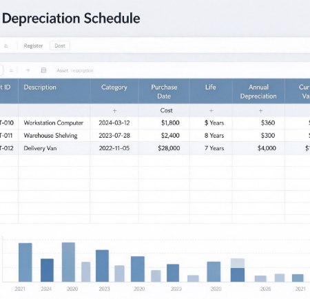 Asset Register and Depreciation Schedule