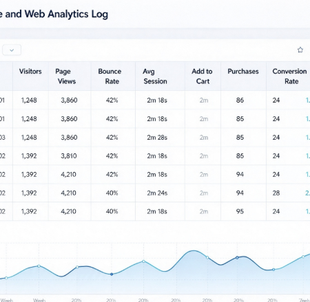 Website and Web Analytics Log