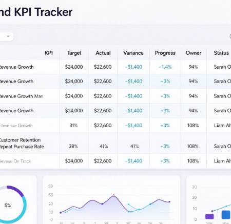 Business Goals and KPI Tracker