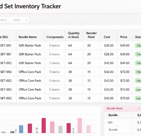 Product Bundle and Set Inventory Tracker